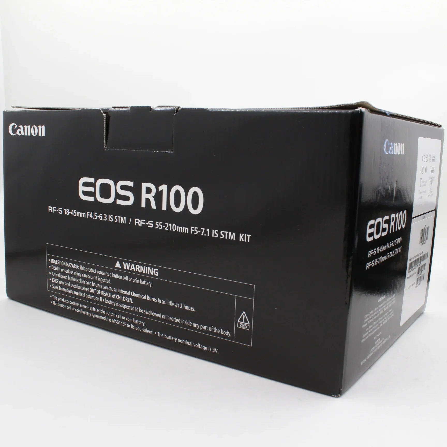 * OPEN BOX EXCELLENT * Canon EOS R100 Mirrorless Camera with RF-S 18-45mm f/4.5-6.3 IS STM Lens and RF-S 55-210mm f/5-7.1 IS STM Lens Kit at PROCAM | procam.com