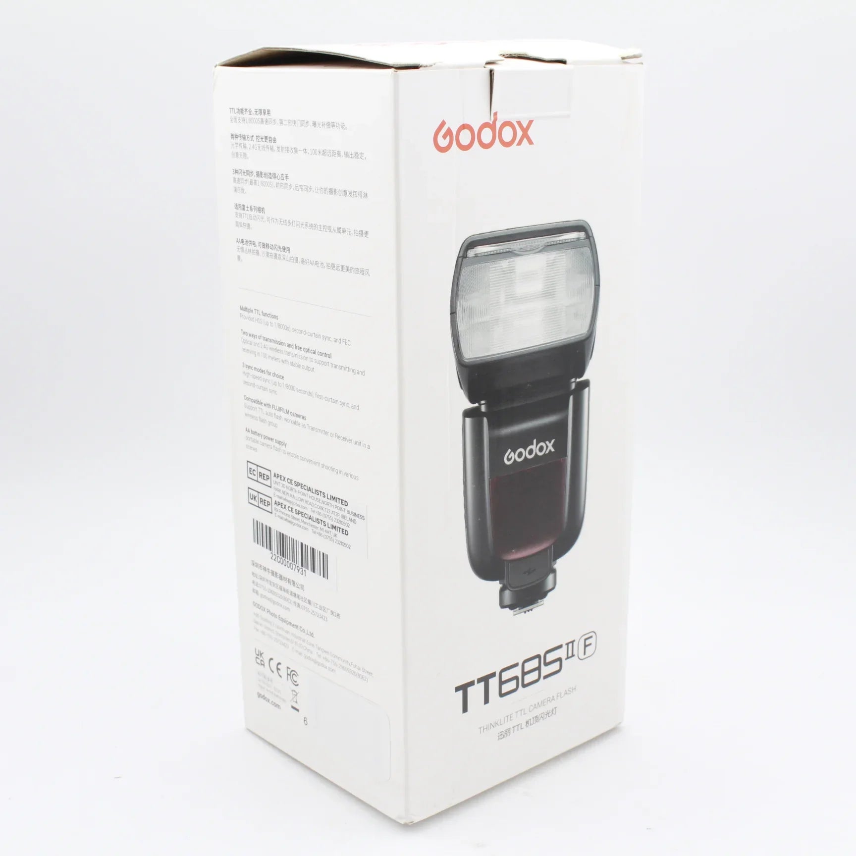* OPEN BOX EXCELLENT * Godox TT685F II Flash for FUJIFILM Cameras at PROCAM | procam.com