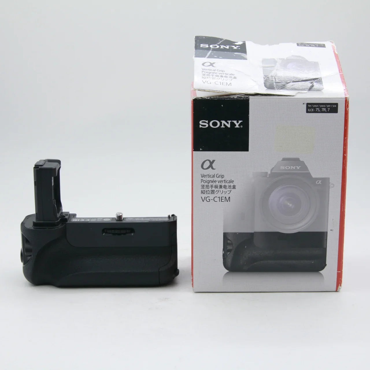 * OPEN BOX GOOD * Sony Vertical Battery Grip for Alpha a7 or a7R Digital Camera (Black) at PROCAM | procam.com
