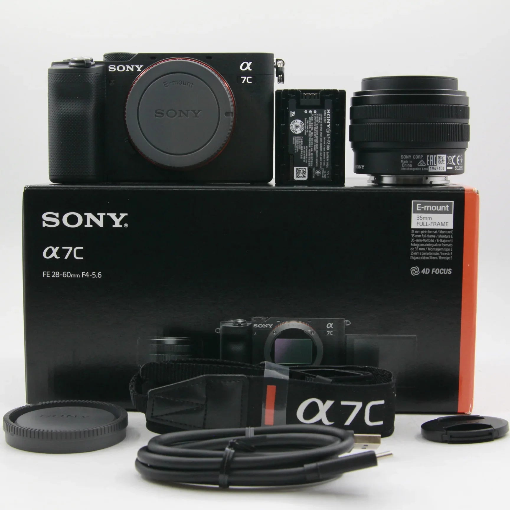 * OPEN BOX GOOD * Sony Alpha a7C Mirrorless Digital Camera with FE 28-60mm f/4-5.6 Lens (Black) at PROCAM | procam.com