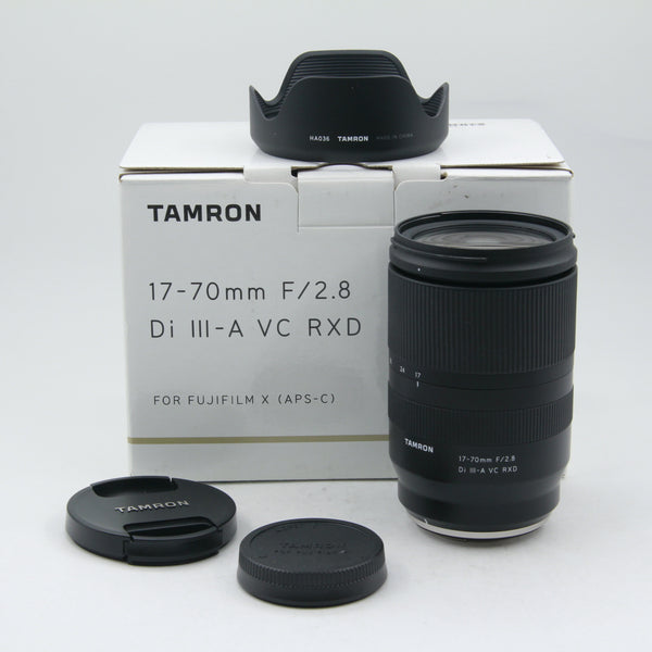 * OPEN BOX EXCELLENT * Tamron 17-70mm f/2.8 Di III-A VC RXD Lens for FUJIFILM X