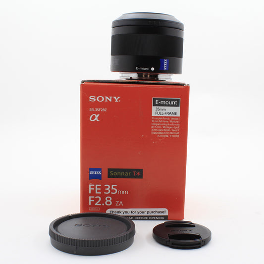 * OPEN BOX EXCELLENT * Sony FE 35mm f/2.8 Sonnar T* ZA Lens