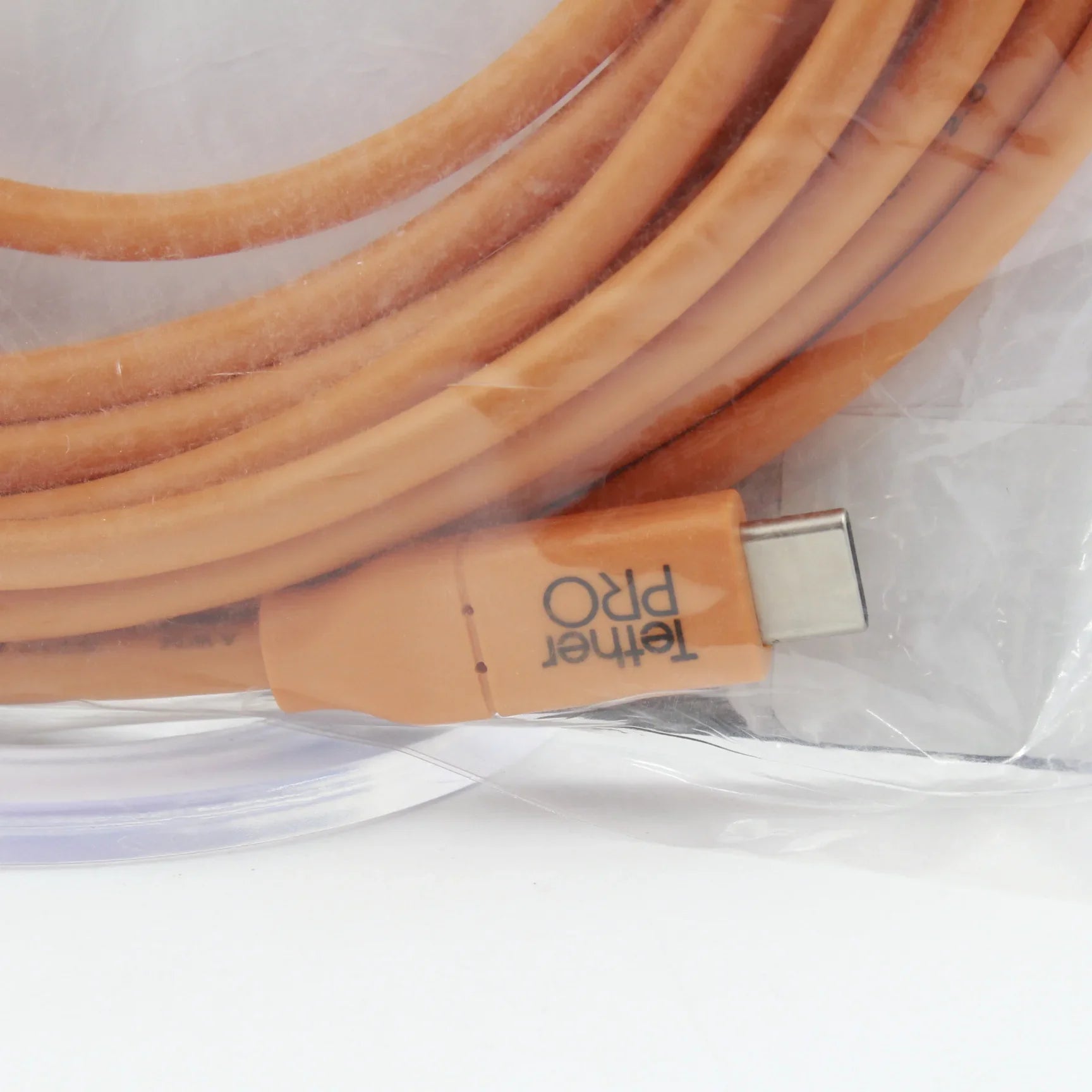 * OPEN BOX FAIR * Tether Tools TetherPro USB Type-C Male to 8-Pin Mini-USB 2.0 Type-B Male Cable (15', Orange) at PROCAM | procam.com