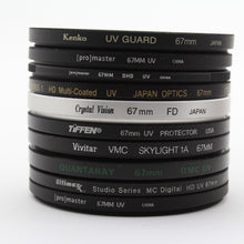* USED * Lot #23 (10) 67mm  Lens Filters