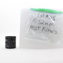 * USED * Lot #25 (10) 52mm  Lens Filters