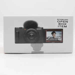 * OPEN BOX GOOD * Sony ZV-1F Vlogging Camera (White) at PROCAM | procam.com