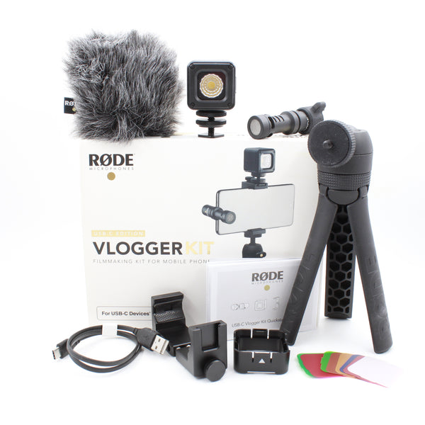 * OPEN BOX EXCELLENT * RODE Vlogger Kit USB-C Edition Filmmaking Kit for Mobile Devices with USB Type-C Ports