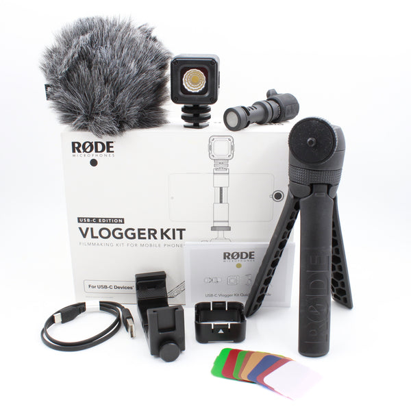 * OPEN BOX GOOD * RODE Vlogger Kit USB-C Edition Filmmaking Kit for Mobile Devices with USB Type-C Ports