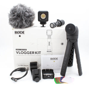 * OPEN BOX GOOD * RODE Vlogger Kit USB-C Edition Filmmaking Kit for Mobile Devices with USB Type-C Ports at PROCAM | procam.com