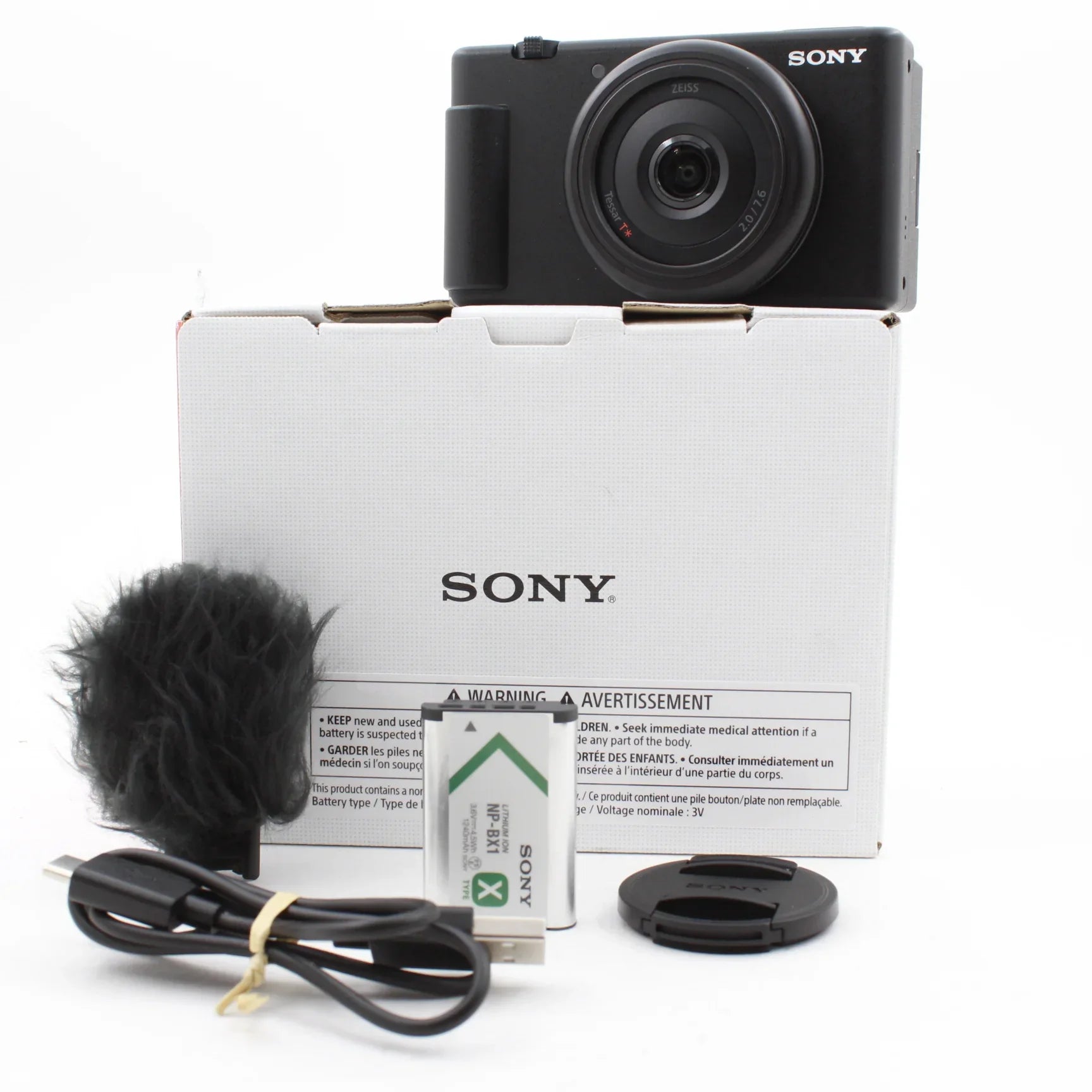 * OPEN BOX EXCELLENT * Sony ZV-1F Vlogging Camera (Black) at PROCAM | procam.com