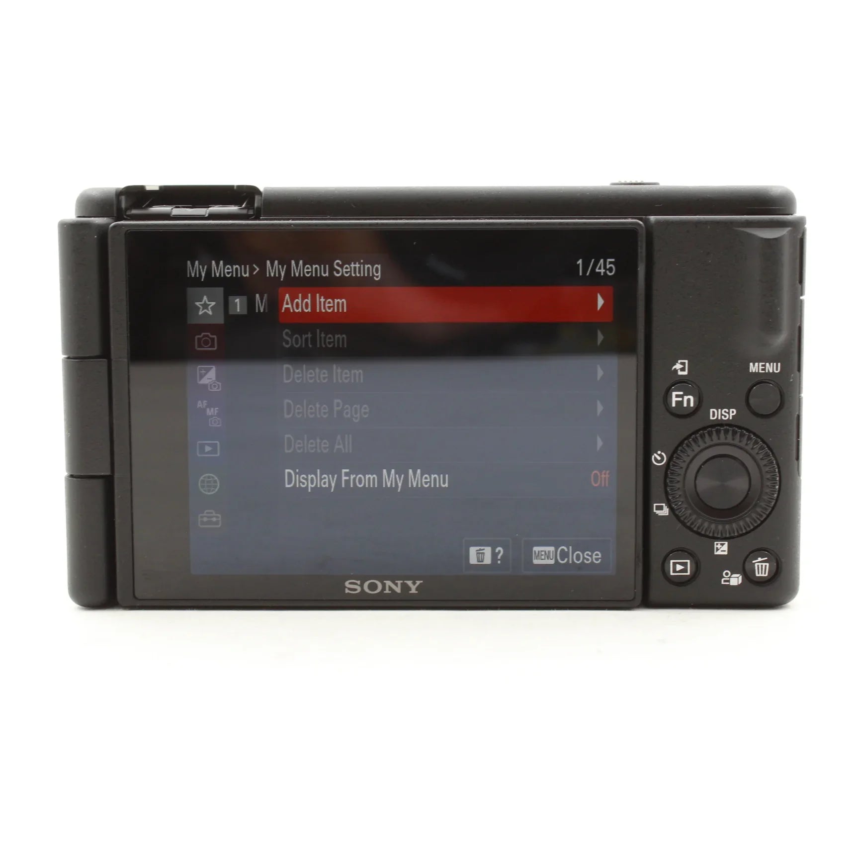 * OPEN BOX EXCELLENT * Sony ZV-1F Vlogging Camera (Black) at PROCAM | procam.com