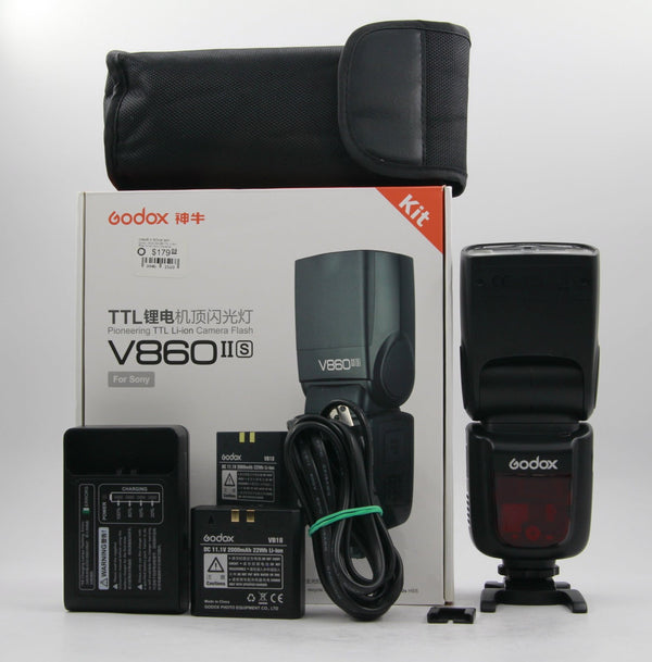 *** USED *** Godox V860II-SShoe Mount Flash for Sony Boxed