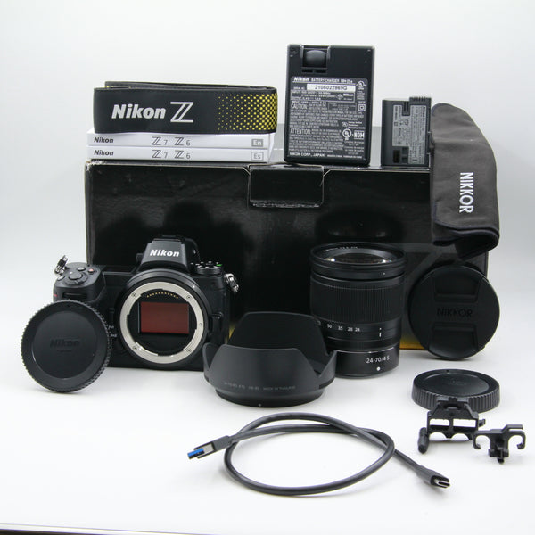 * OPEN BOX EXCELLENT * Nikon Z7 Mirrorless Digital Camera with NIKKOR Z 24-70mm f/4 S Lens