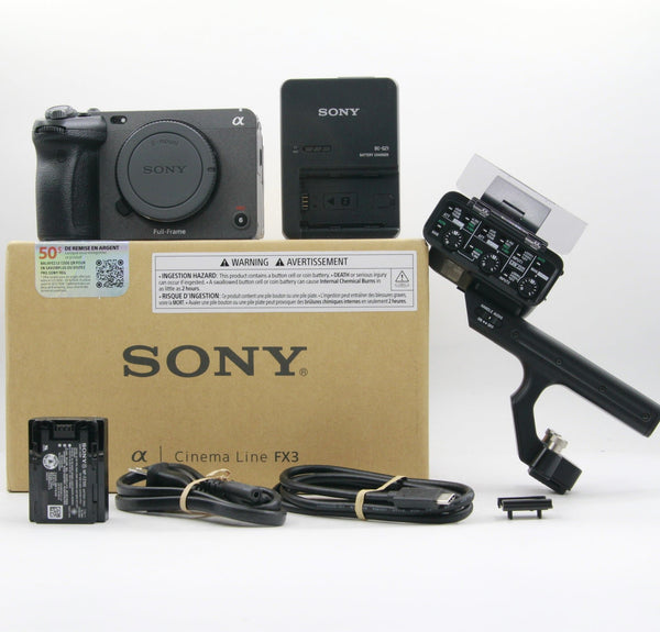 *** OPEN BOX EXCELLENT *** Sony FX3 Full-Frame Cinema Camera