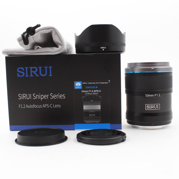 * OPEN BOX EXCELLENT * Sirui Sniper 33mm f/1.2 Autofocus Lens for Nikon Z (Black)