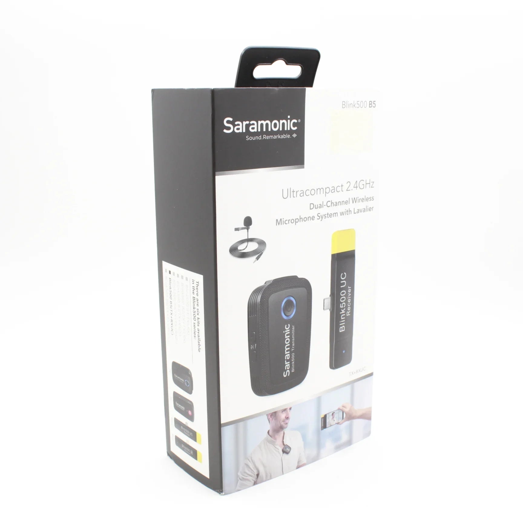 * OPEN BOX EXCELLENT * Saramonic Blink 500 B5 Digital Wireless Omni Lavalier Microphone System for USB Type-C Devices (2.4 GHz) at PROCAM | procam.com