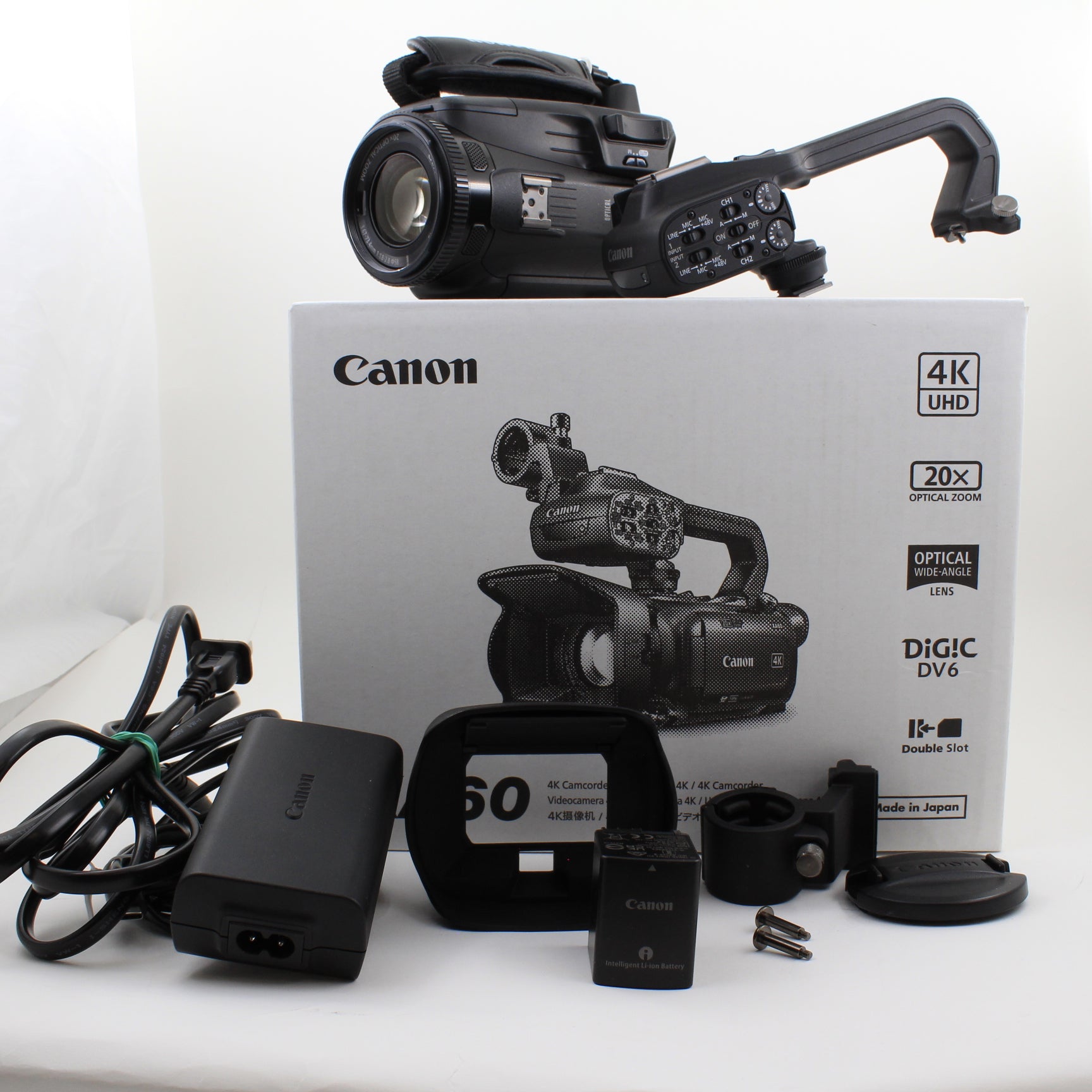 OPEN BOX GOOD * Canon XA60 Professional UHD 4K Camcorder at PROCAM
