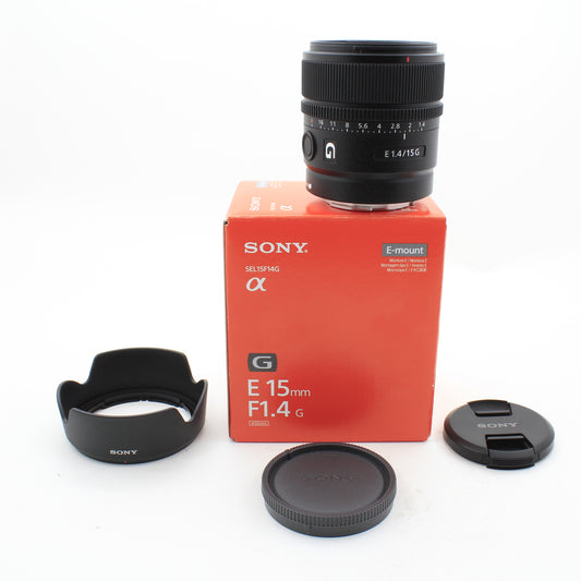 * OPEN BOX GOOD * Sony E 15mm f/1.4 G Lens
