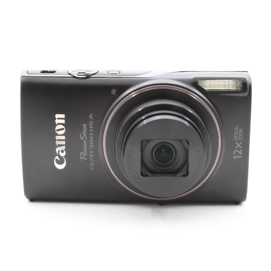 * OPEN BOX GOOD * Canon PowerShot ELPH 360 HS A Digital Camera (Black)