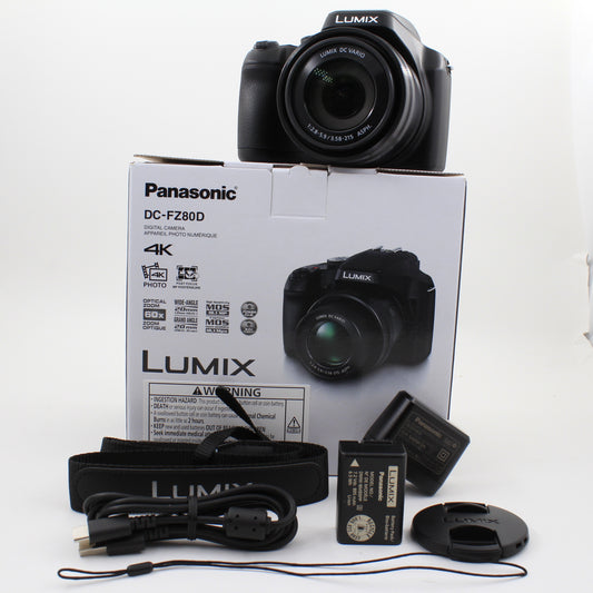 * OPEN BOX EXCELLENT * Panasonic Lumix FZ80D Digital Camera