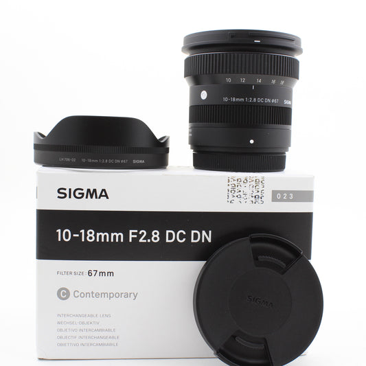 * OPEN BOX EXCELLENT * Sigma 10-18mm f/2.8 DC DN Contemporary Lens for FUJIFILM X