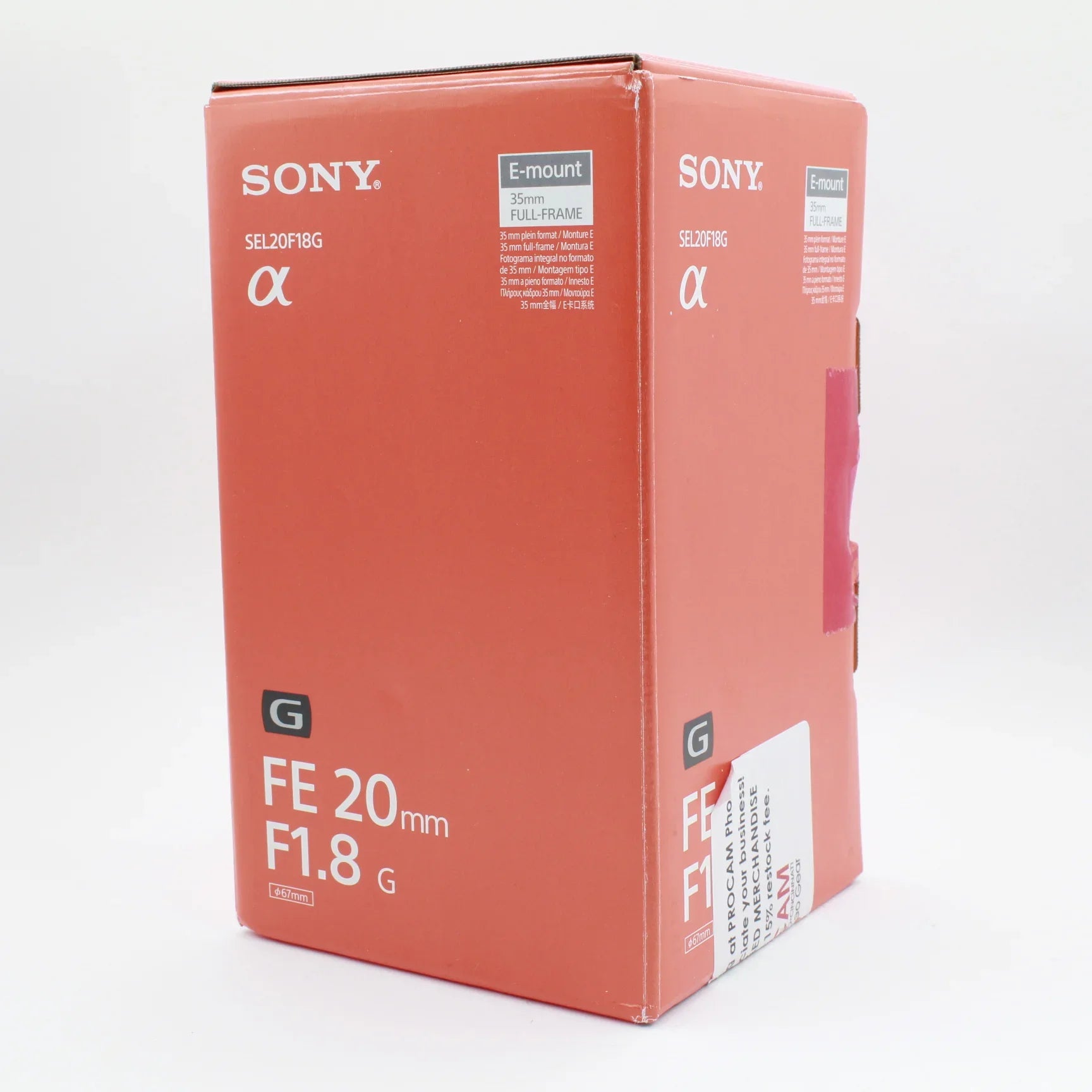 * OPEN BOX EXCELLENT * Sony FE 20mm f/1.8 G Lens at PROCAM | procam.com