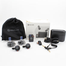 * OPEN BOX GOOD * Hollyland LARK M2S Mini Combo 2-Person Wireless Microphone System for Cameras and Mobile Devices (2.4 GHz, Space Gray)