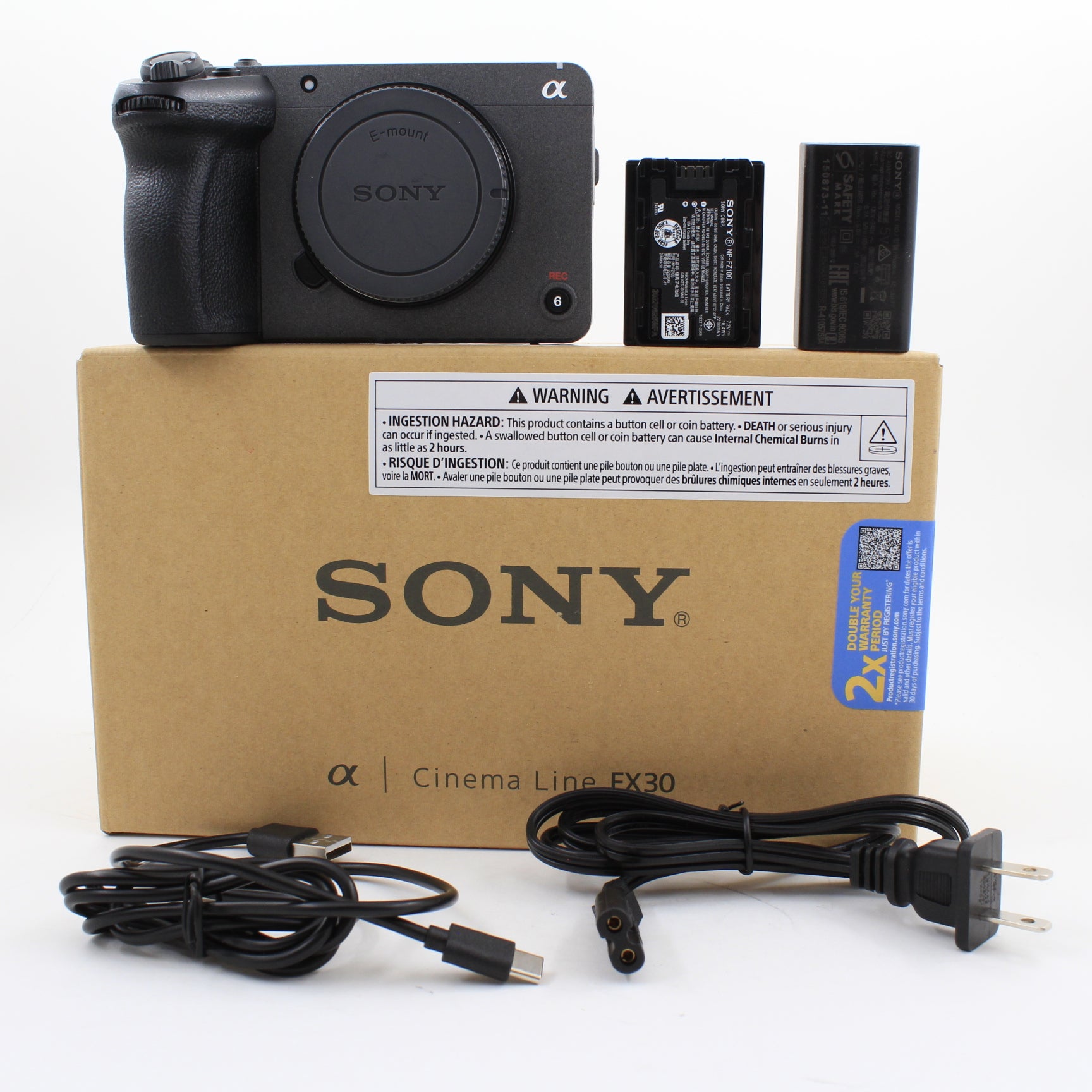 * USED * Sony FX30 Digital Cinema Camera Boxed