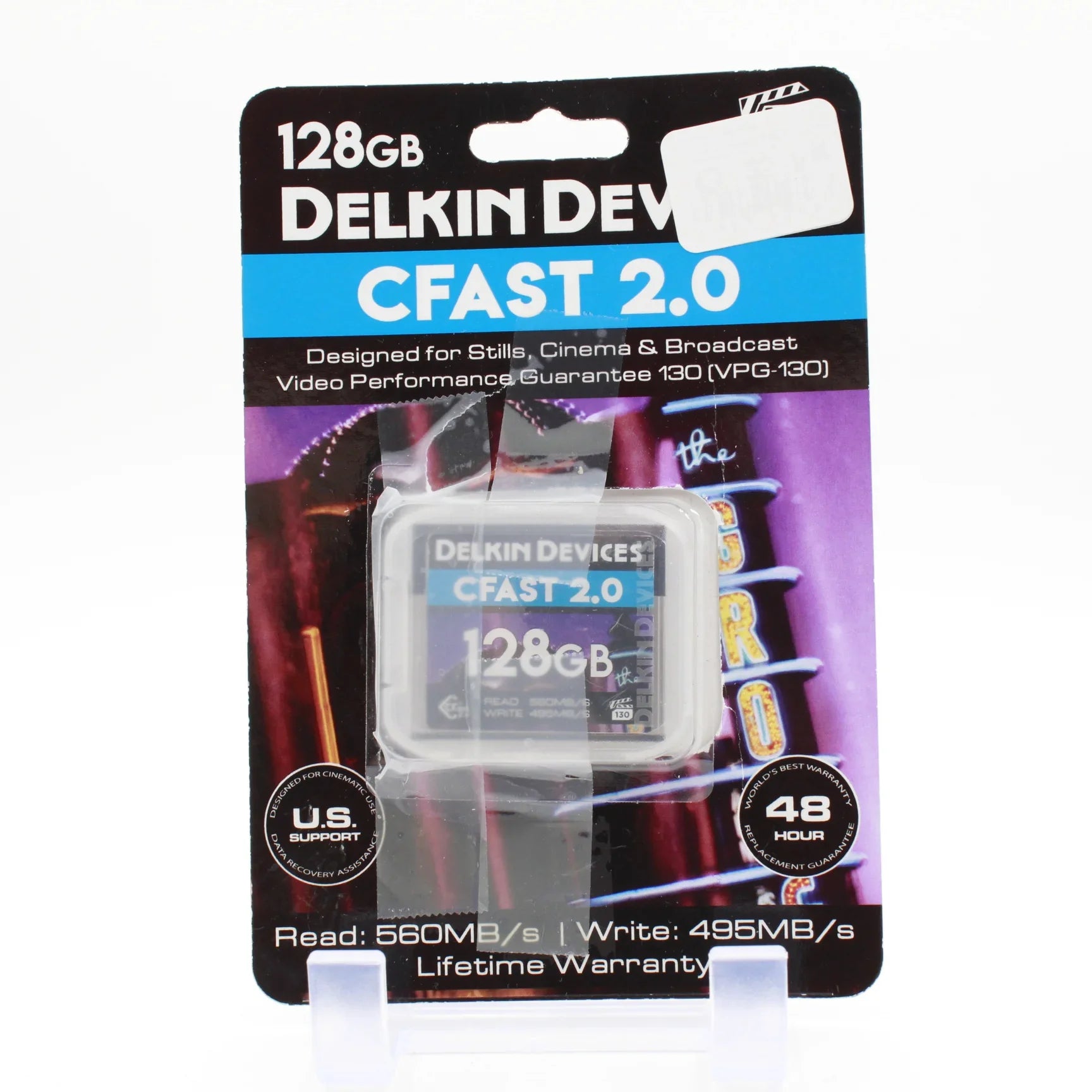 * OPEN BOX EXCELLENT * Delkin Devices CFast 2.0 Premium Memory Card - 128GB at PROCAM | procam.com