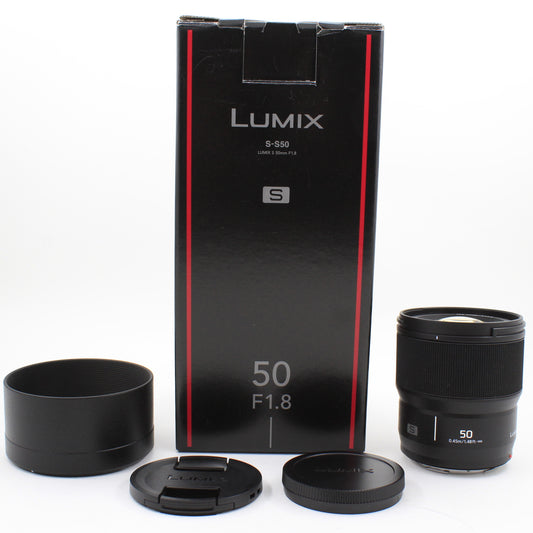 * OPEN BOX EXCELLENT * Panasonic Lumix S 50mm f/1.8 Lens (Leica L-Mount)