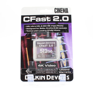 * OPEN BOX EXCELLENT * Delkin Devices CFast 2.0 Cinema Memory Card - 512GB at PROCAM | procam.com