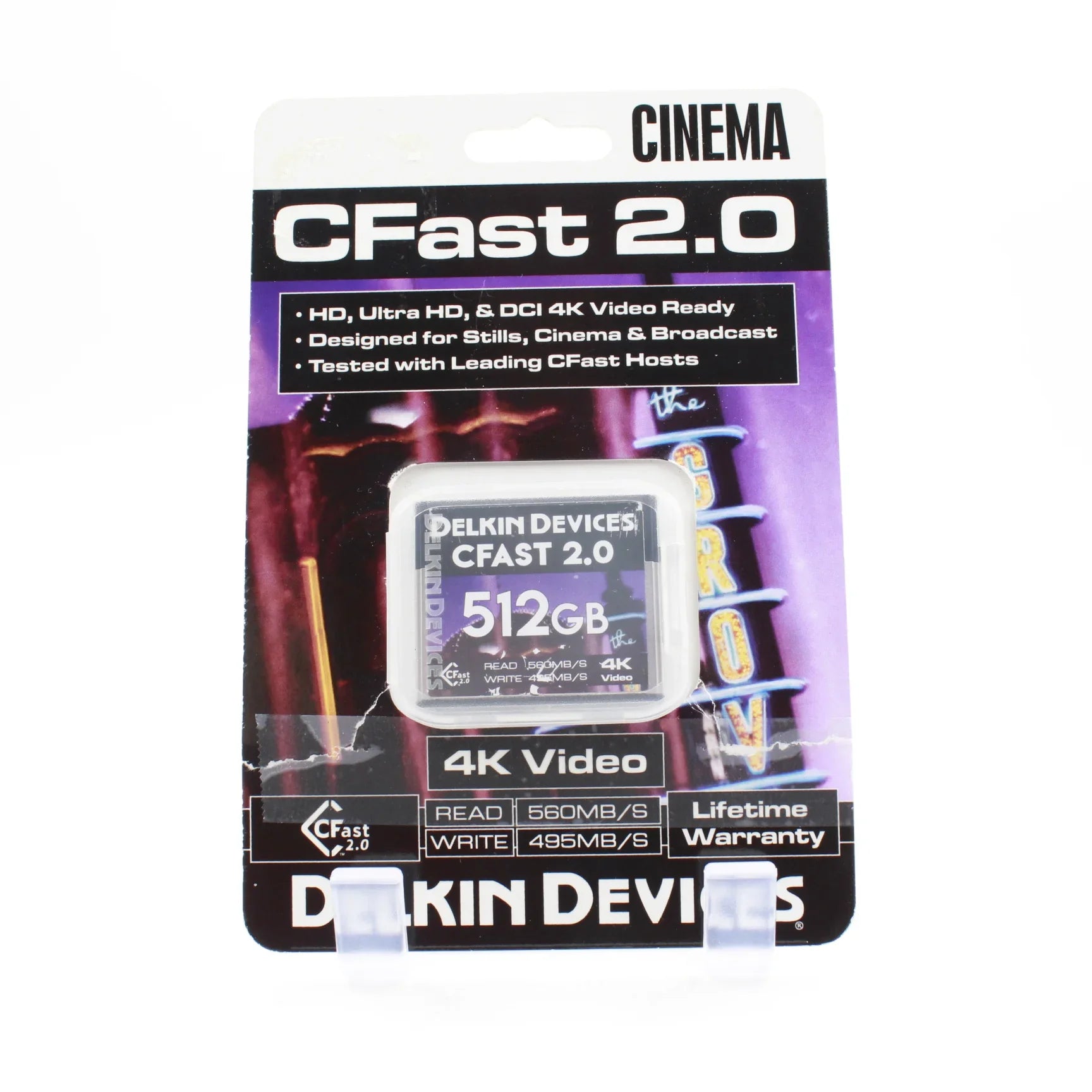 * OPEN BOX EXCELLENT * Delkin Devices CFast 2.0 Cinema Memory Card - 512GB at PROCAM | procam.com