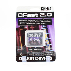 * OPEN BOX EXCELLENT * Delkin Devices CFast 2.0 Cinema Memory Card - 512GB at PROCAM | procam.com