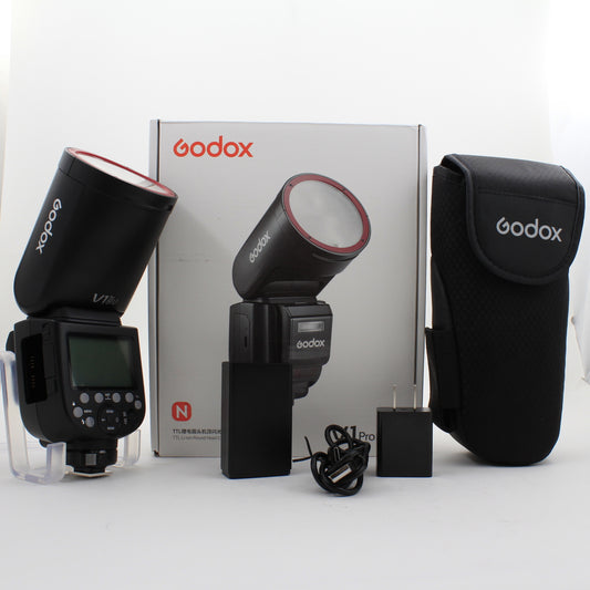 * OPEN BOX GOOD * Godox V1Pro N Flash for Nikon (US)