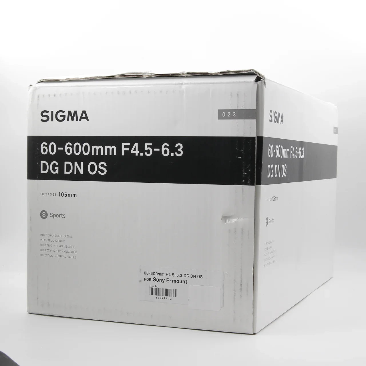 * OPEN BOX EXCELLENT * Sigma 60-600mm f/4.5-6.3 DG DN OS Sports Lens for Sony E at PROCAM | procam.com