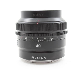 * OPEN BOX EXCELLENT * Sony FE 40mm f/2.5 G Lens at PROCAM | procam.com