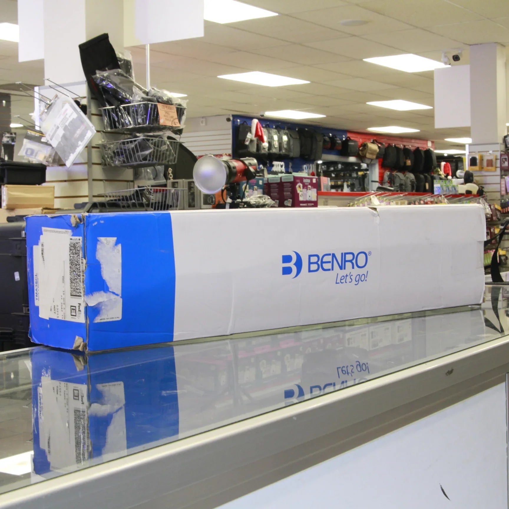* OPEN BOX EXCELLENT * Benro TMA38CL Long Series 3 Mach3 Carbon Fiber Tripod at PROCAM | procam.com