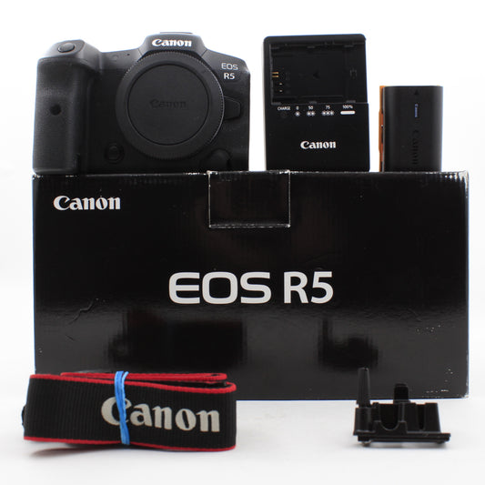 * USED * Canon EOS R5 Mirrorless Camera Body Only Boxed