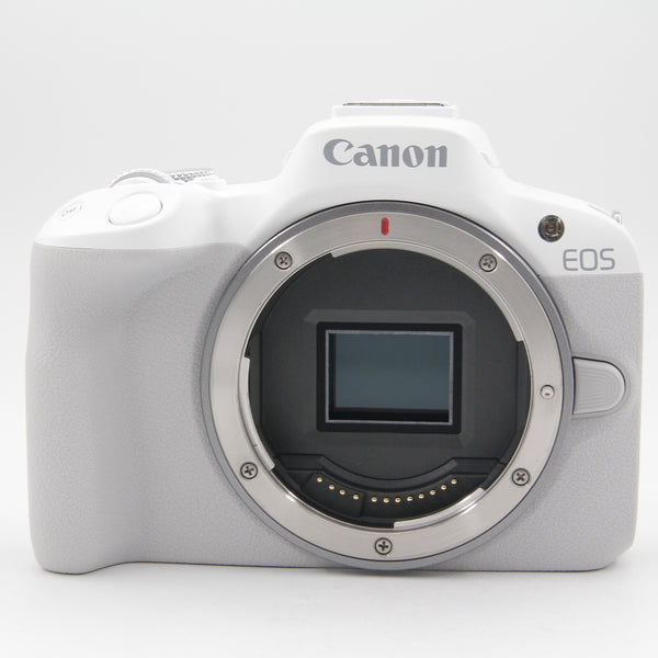 *** OPENBOX EXCELLENT *** Canon EOS R50 Mirrorless Camera with RF-S 18-45mm f/4.5-6.3 IS STM Lens (White)
