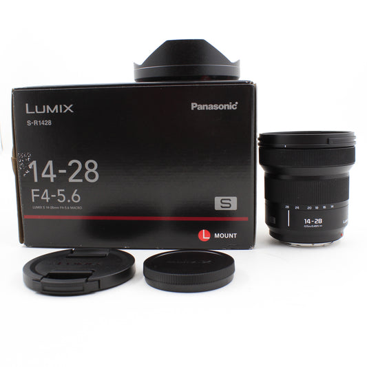 * OPEN BOX EXCELLENT * Panasonic Lumix S 14-28mm f/4-5.6 MACRO Lens (Leica L-Mount)