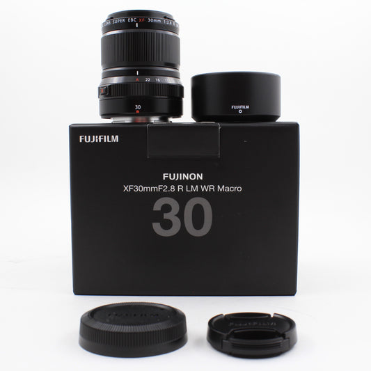 * OPEN BOX EXCELLENT * FUJIFILM XF 30mm f/2.8 R LM WR Macro Lens