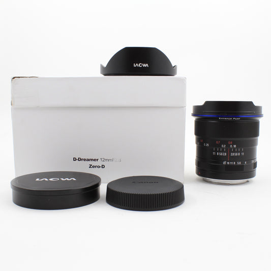 * OPEN BOX GOOD * Laowa 12mm f/2.8 Zero-D Lens for Canon EF