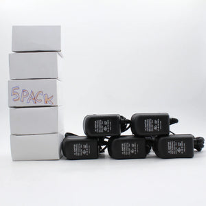 (5 PACK) 9VDC 200mA 0.2A AC Adapters for Class 2 Power GPU280900200WDOO at PROCAM | procam.com
