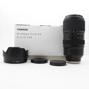 * OPEN BOX EXCELLENT * Tamron 50-400mm f/4.5-6.3 Di III VC VXD Lens for Sony E at PROCAM | procam.com