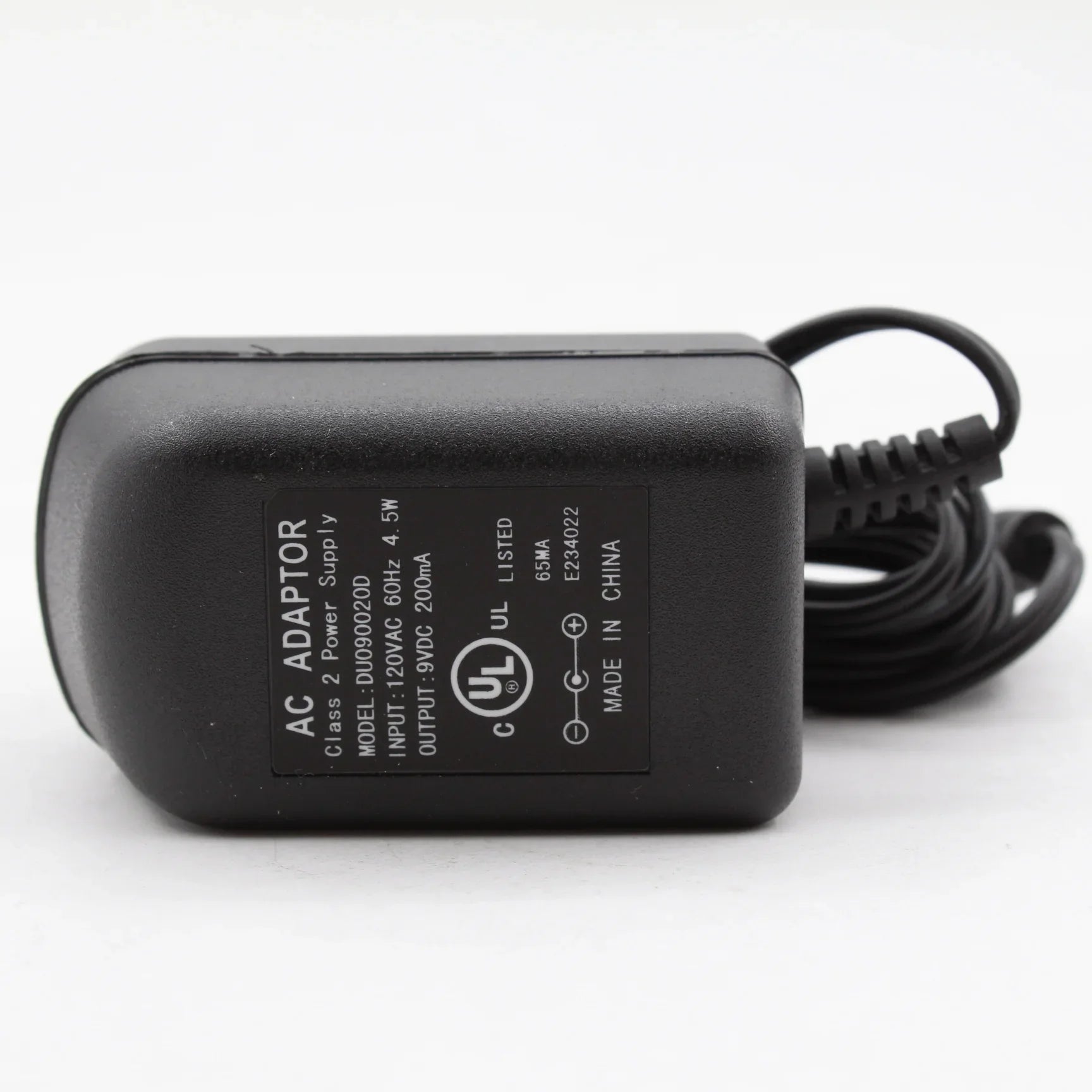 (5 PACK) LCD4Video AC ADAPTER 9VDC 200MA Class 2 Power Supply Model DU090020D at PROCAM | procam.com