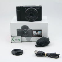 * OPEN BOX EXCELLENT * Sony ZV-1F Vlogging Camera (Black)