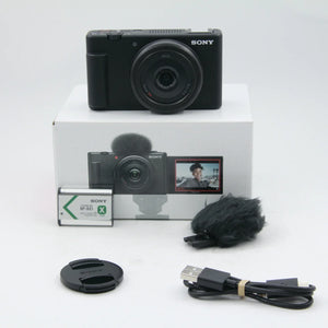 * OPEN BOX EXCELLENT * Sony ZV-1F Vlogging Camera (Black) at PROCAM | procam.com