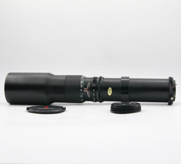 *** USED *** Rokunar Tou/ Five Star 1:8 500mm F8 Telephoto Lens With Caps And Case