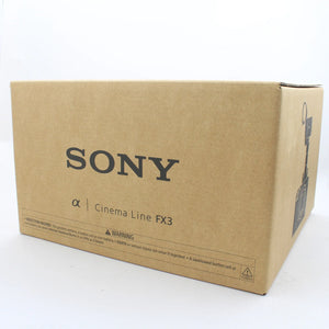 * OPEN BOX GOOD * Sony FX3A Full-Frame Cinema Camera at PROCAM | procam.com