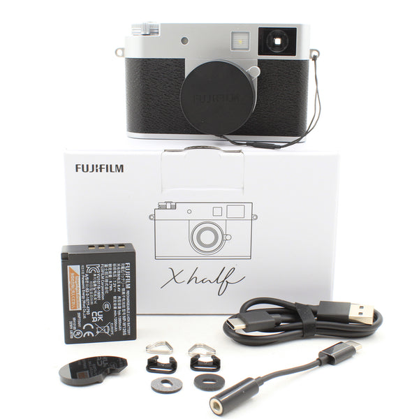 * OPEN BOX GOOD * FUJIFILM X half Digital Camera  (Silver)